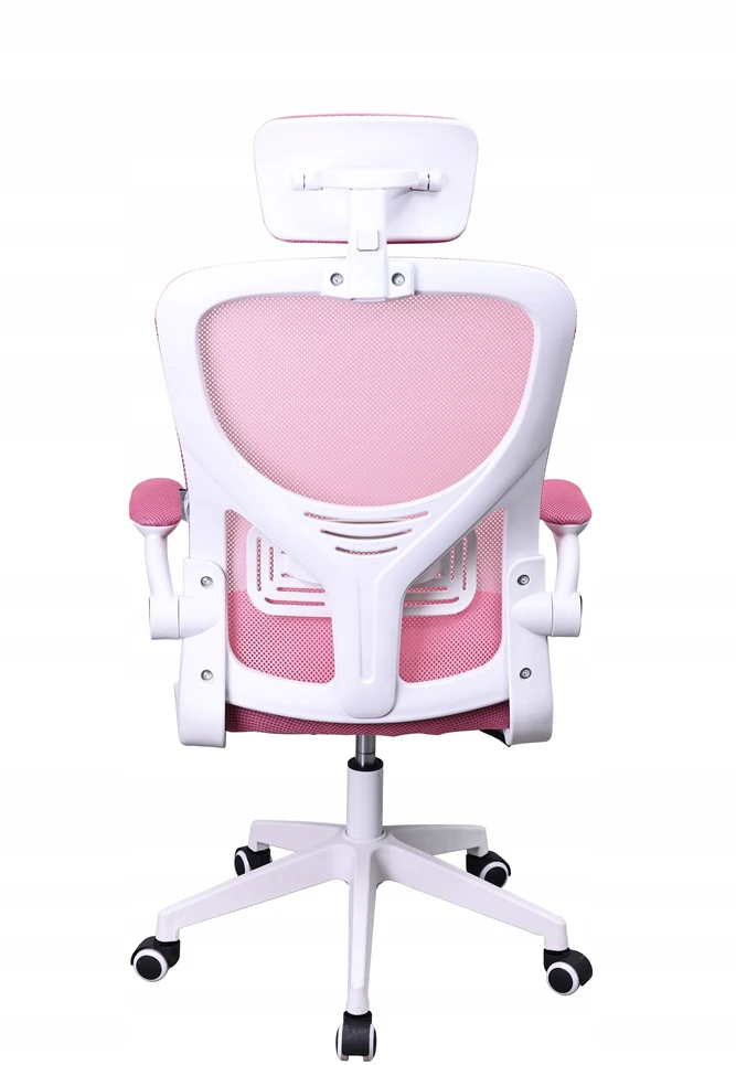 Bez Marki ERGONOMICZNY FOTEL BIUROWY SUKAMASIS MIKROSIATKA FIBI ROŽINĖ