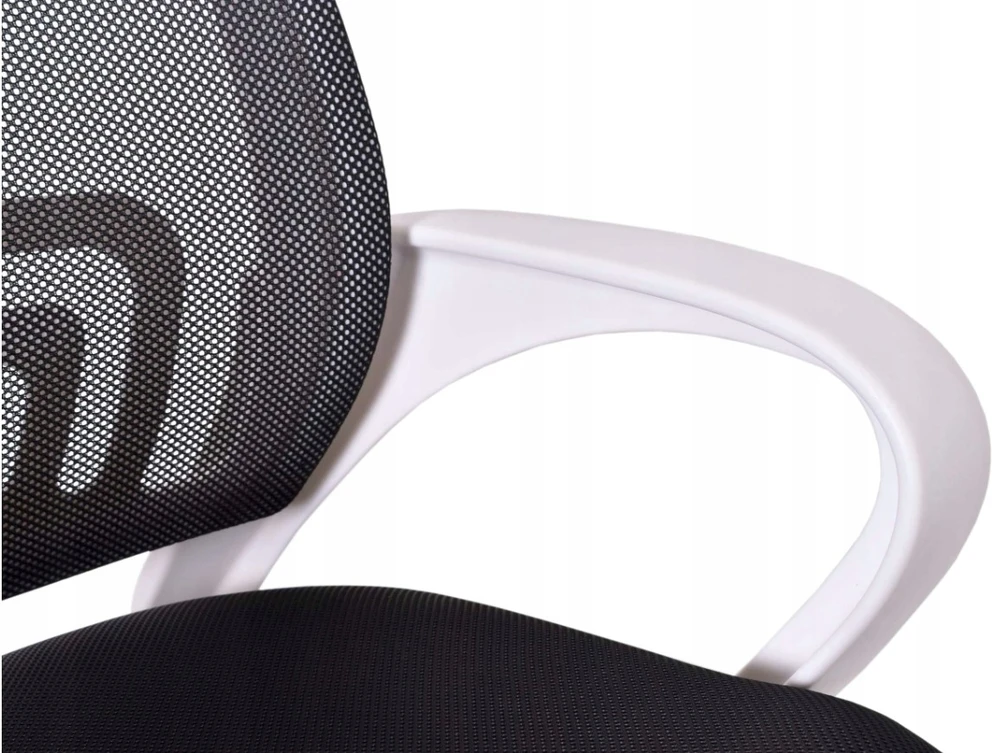 Bez Marki ERGONOMICZNY FOTEL SUKAMASIS Kėdė BIUROWE LILY JUODA-Baltas JUODA