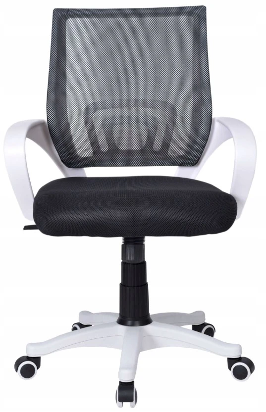 Bez Marki ERGONOMICZNY FOTEL SUKAMASIS Kėdė BIUROWE LILY JUODA-Baltas JUODA