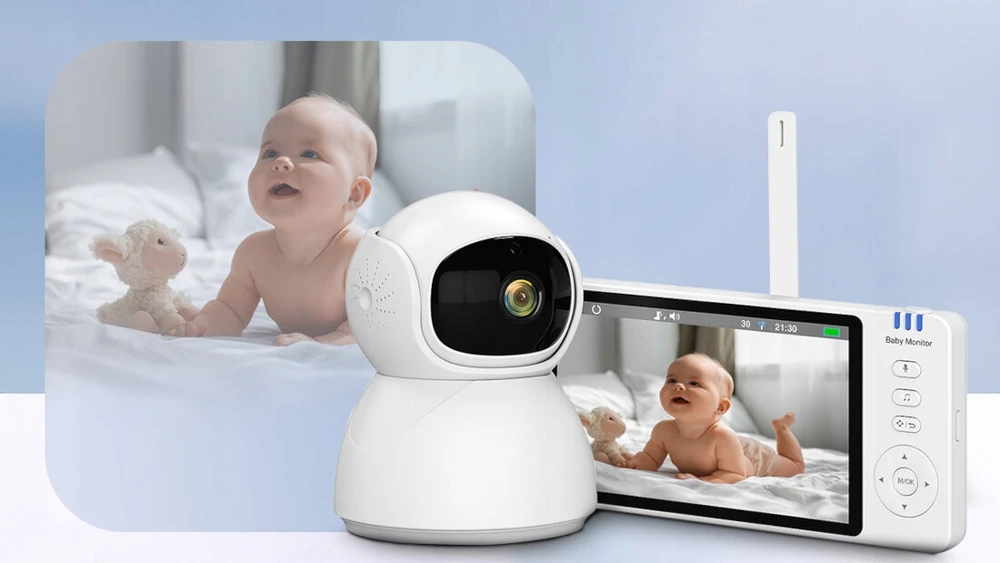 Bez Marki Extralink Reya | Mobili auklė | MO570 su monitorem 5' VOX 2,4 GHz