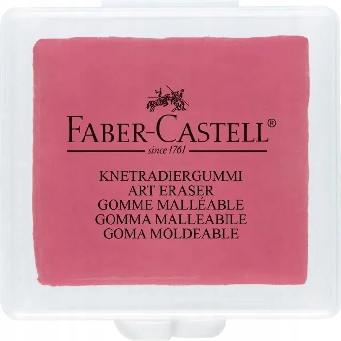 Bez Marki Faber-castell minkštas trintukas, spalvotas, su dėklu