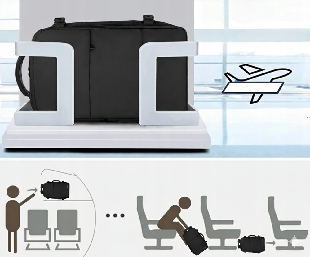 Bez Marki FALCO BACKPACK 40x30x20 LĖKTUVO RANKINIAM BAGAŽUI RYANAIR WIZZAIR
