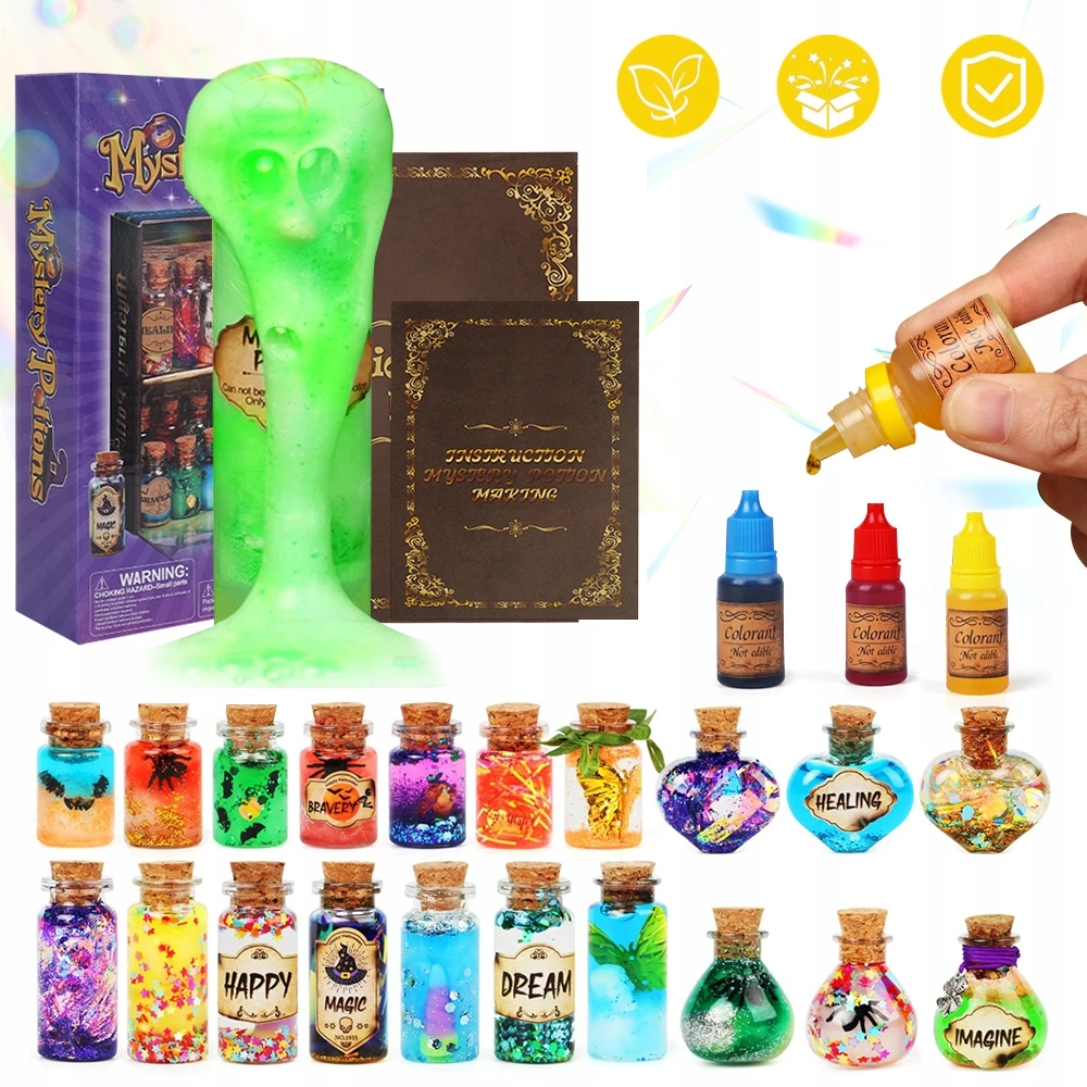 Bez Marki FAUJŲ POTION VAIKAMS RINKINYS, KŪRYBINĖ DOVANA, STEBULINGI ŽAISLAI