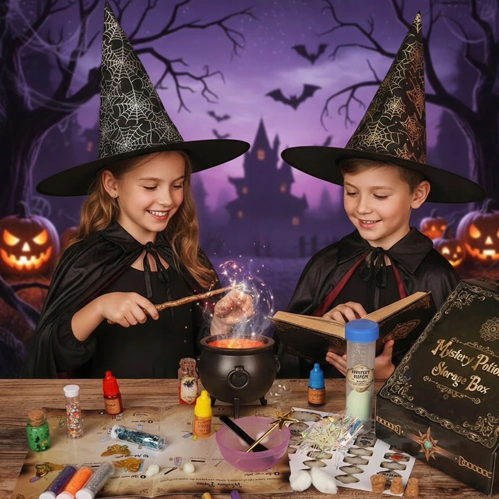 Bez Marki FAUJŲ POTION VAIKAMS RINKINYS, KŪRYBINĖ DOVANA, STEBULINGI ŽAISLAI