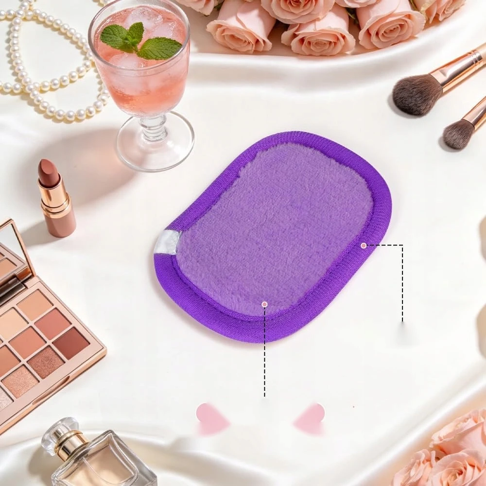 Bez Marki FLAKES 7 VIENETĖS, NAUDOJAMA PAKARTOTINĖ PLAUBA GLILUS MINKŠTAS APVALUS