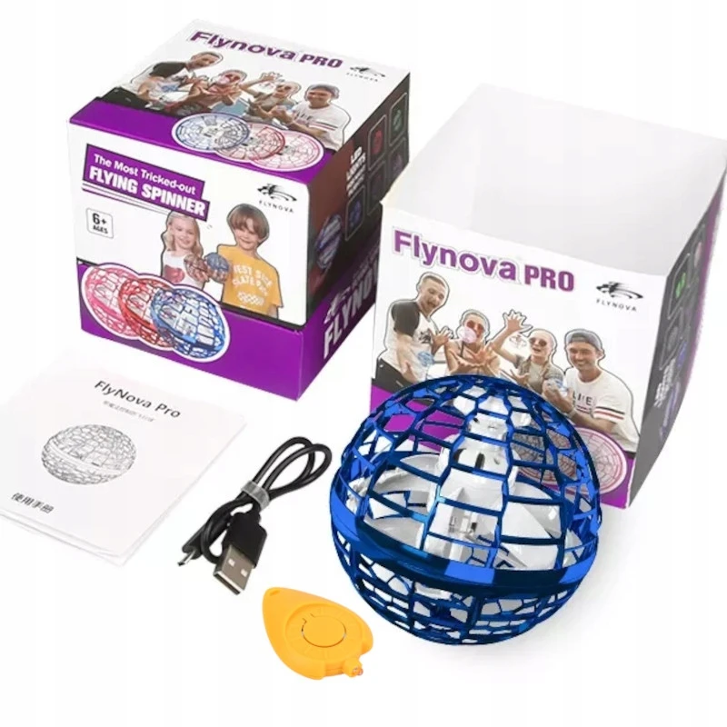 Bez Marki Flying Ball Boomerang Flynova Pro LED ranka valdomas ufo žaislas