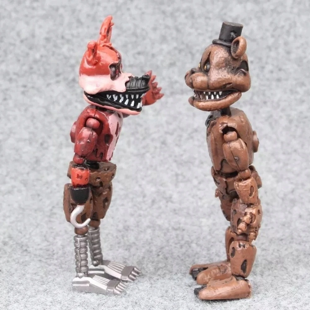 Bez Marki FNAF veiksmo figūrėlė 6 vnt. įvairiaspalvis plastikas vaikams nuo 5 metų