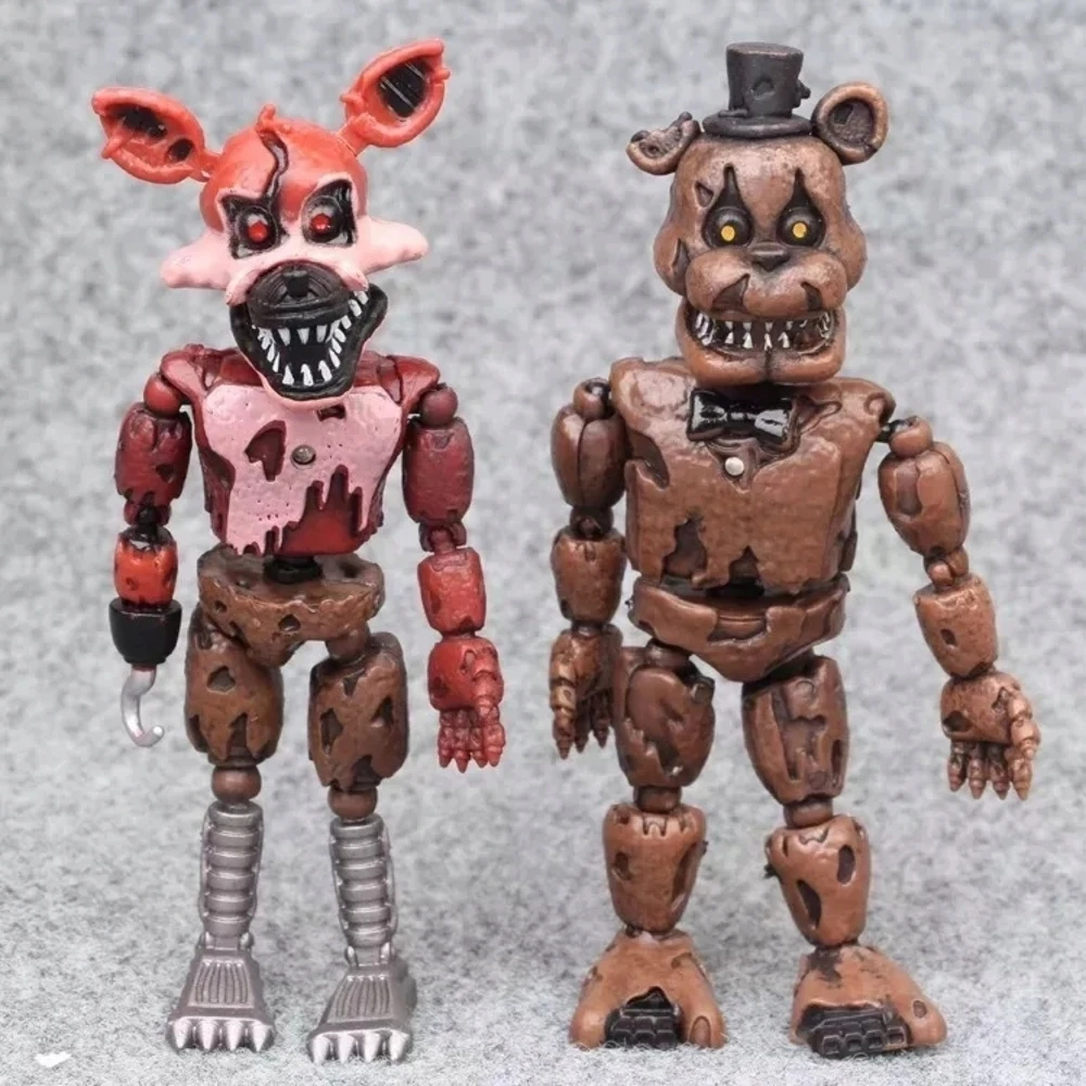 Bez Marki FNAF veiksmo figūrėlė 6 vnt. įvairiaspalvis plastikas vaikams nuo 5 metų
