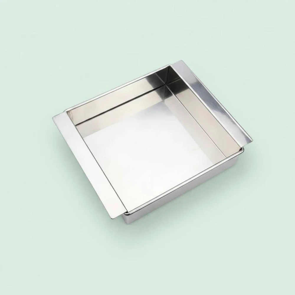 Bez Marki Formuojantis sustiprintas metalinis formavimo padėklas lygiu paviršiumi G tofu formai