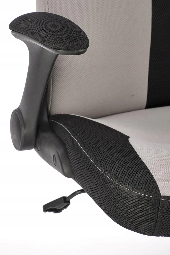 Bez Marki FOTEL BIUROWY BLOMO SZARO-JUODA ERGONOMICZNY SUKAMASIS Krzesło TKANINA