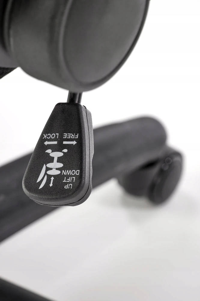 Bez Marki FOTEL BIUROWY BLOMO SZARO-JUODA ERGONOMICZNY SUKAMASIS Krzesło TKANINA