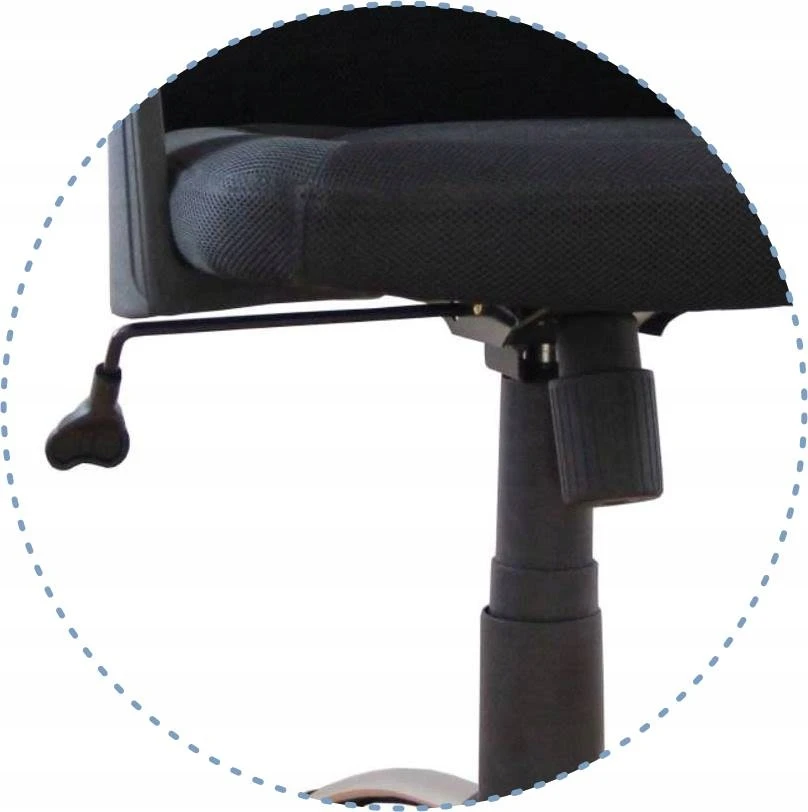 Bez Marki Fotel Ergonomiczny TERRY Gamingowy Obrotowy Juodas 120 kg Krzesło Biurowe