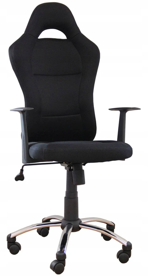 Bez Marki Fotel Ergonomiczny TERRY Gamingowy Obrotowy Juodas 120 kg Krzesło Biurowe