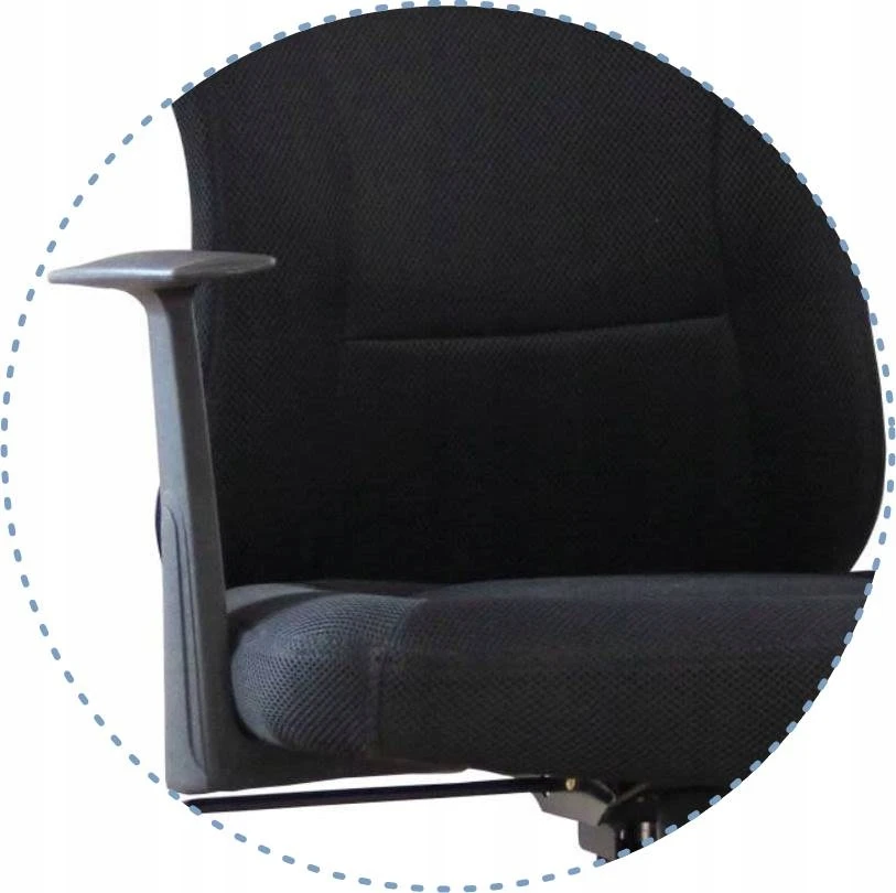 Bez Marki Fotel Ergonomiczny TERRY Gamingowy Obrotowy Juodas 120 kg Krzesło Biurowe