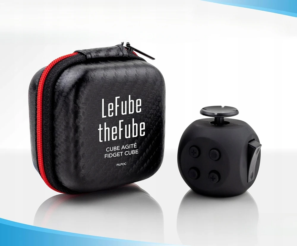 Bez Marki Fube Fidget Cube: 6 pusių tylus ir garsinis streso mažinimas suaugusiems ir vaikams