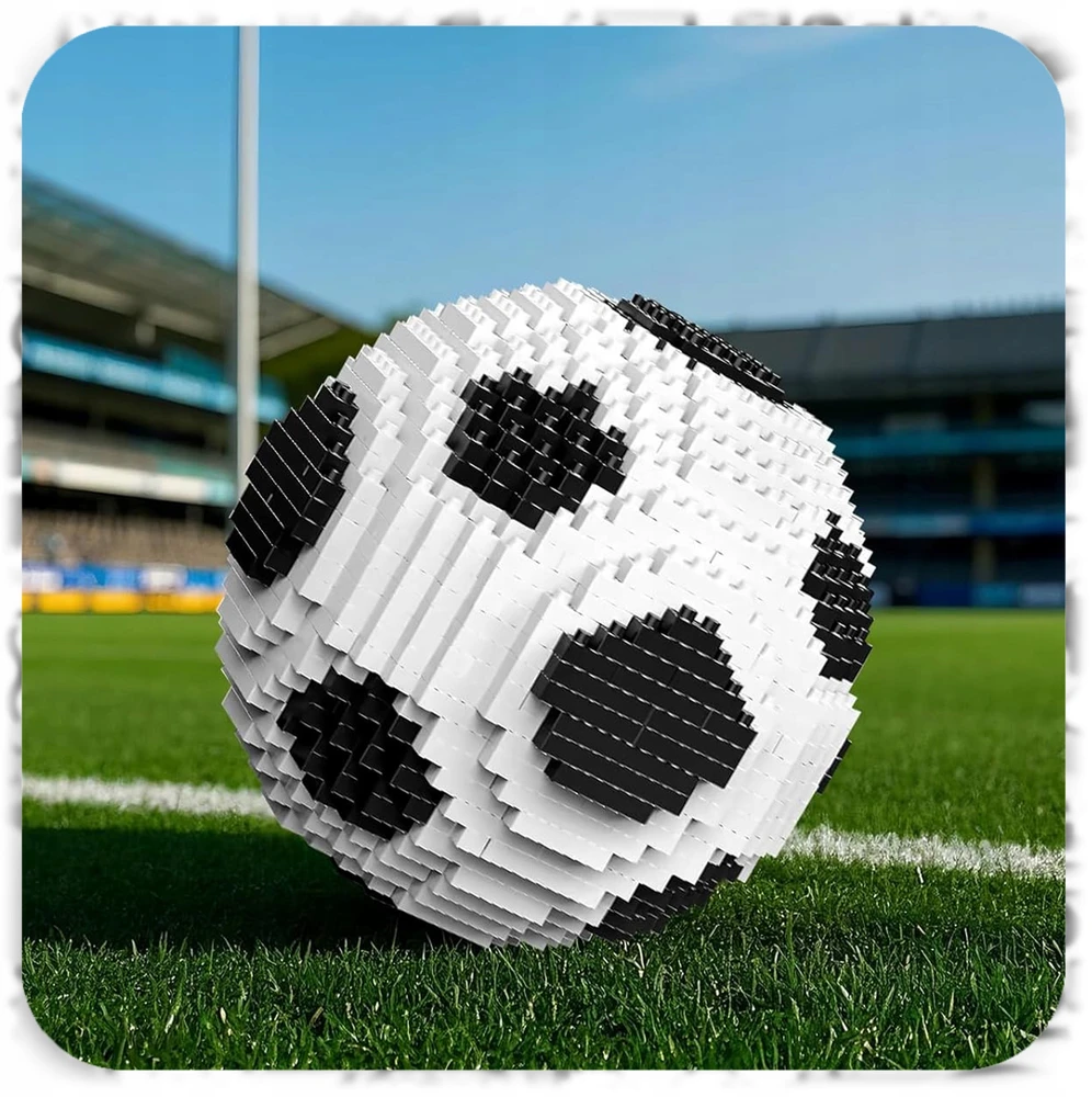 Bez Marki FUTBOLO KONSTRUKCIJOS KALULĖS FUTBOLIS BALTOS IR JUODOS DOVANAMS VAIKAMS