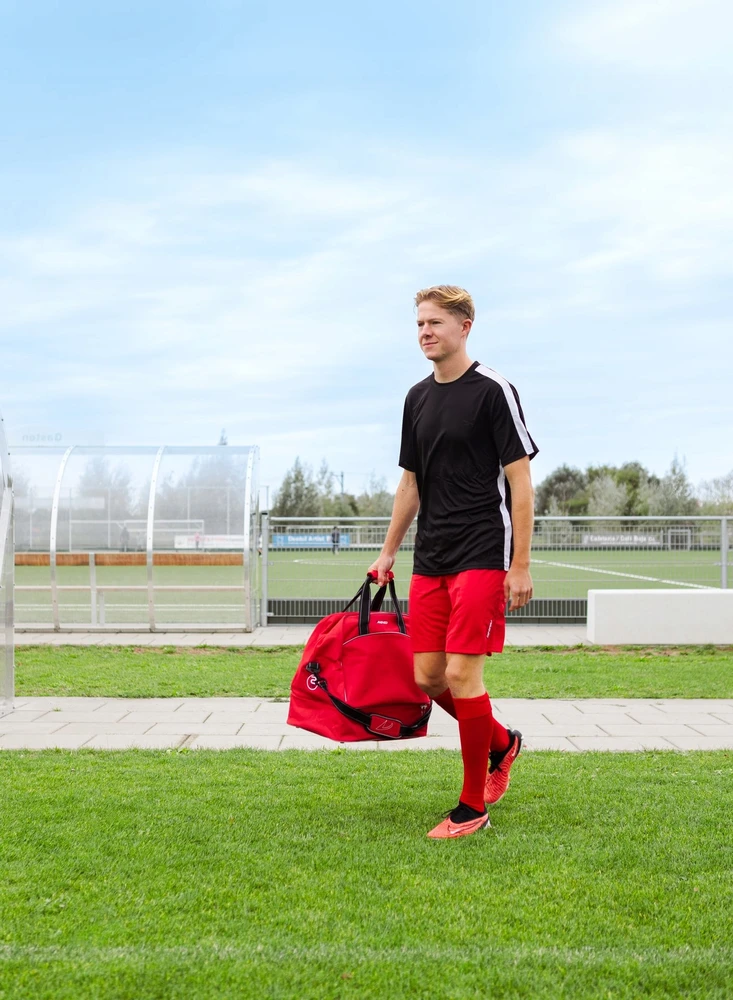 Bez Marki Futbolo krepšys Avento 50AD, juodas