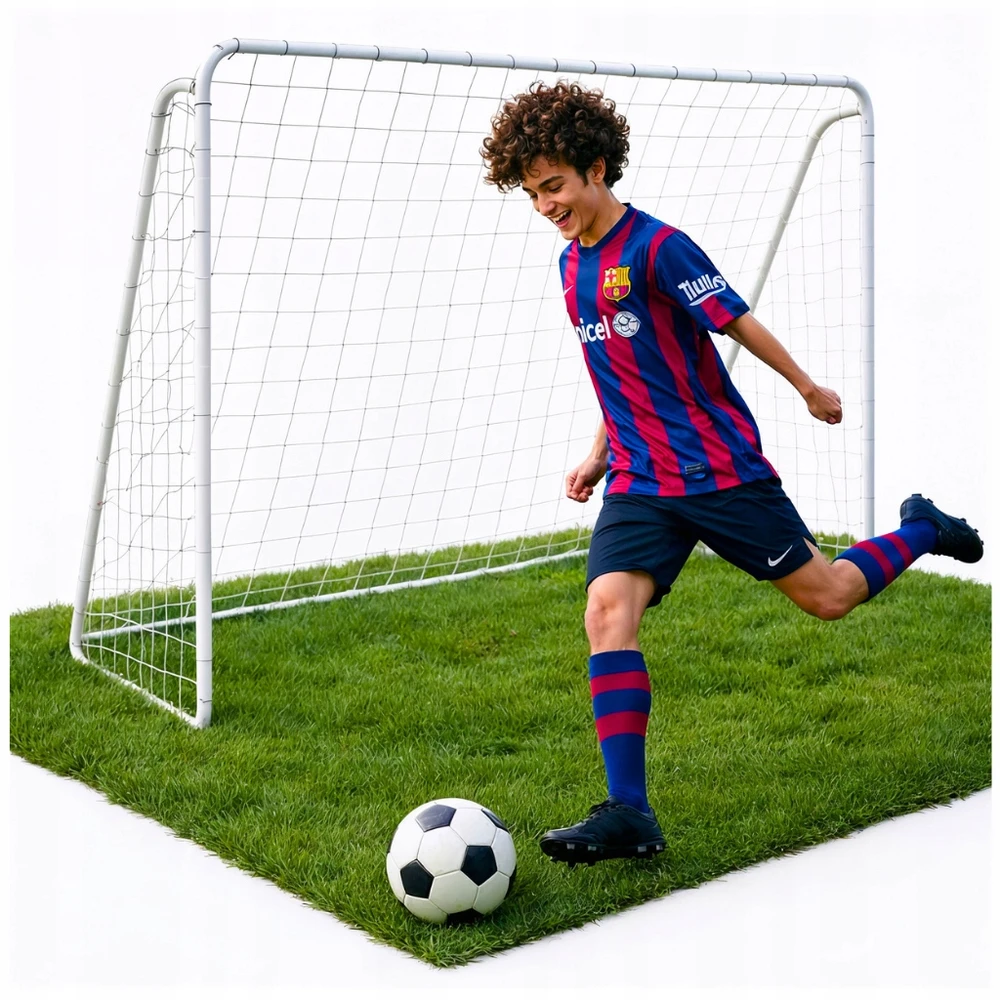 Bez Marki Futbolo vartai metaliniai 213x152 cm