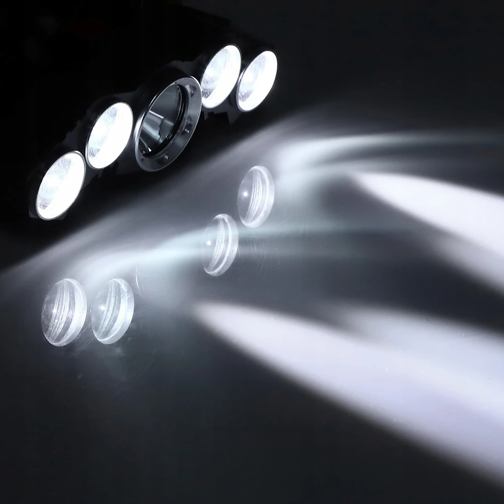 Bez Marki GALINGAS ĮKRAUJAMAS PRIEKINIS ŽIBINTAS USB LED 20000LM PRIEKINIS LEMPAS
