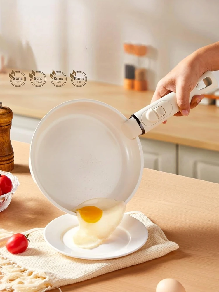 Bez Marki GARNKI Z POWŁOKĄ NIEPRZYWIERAJĄCĄ FOHERE Rinkinys PATELNIA 16EL KUCHENNE