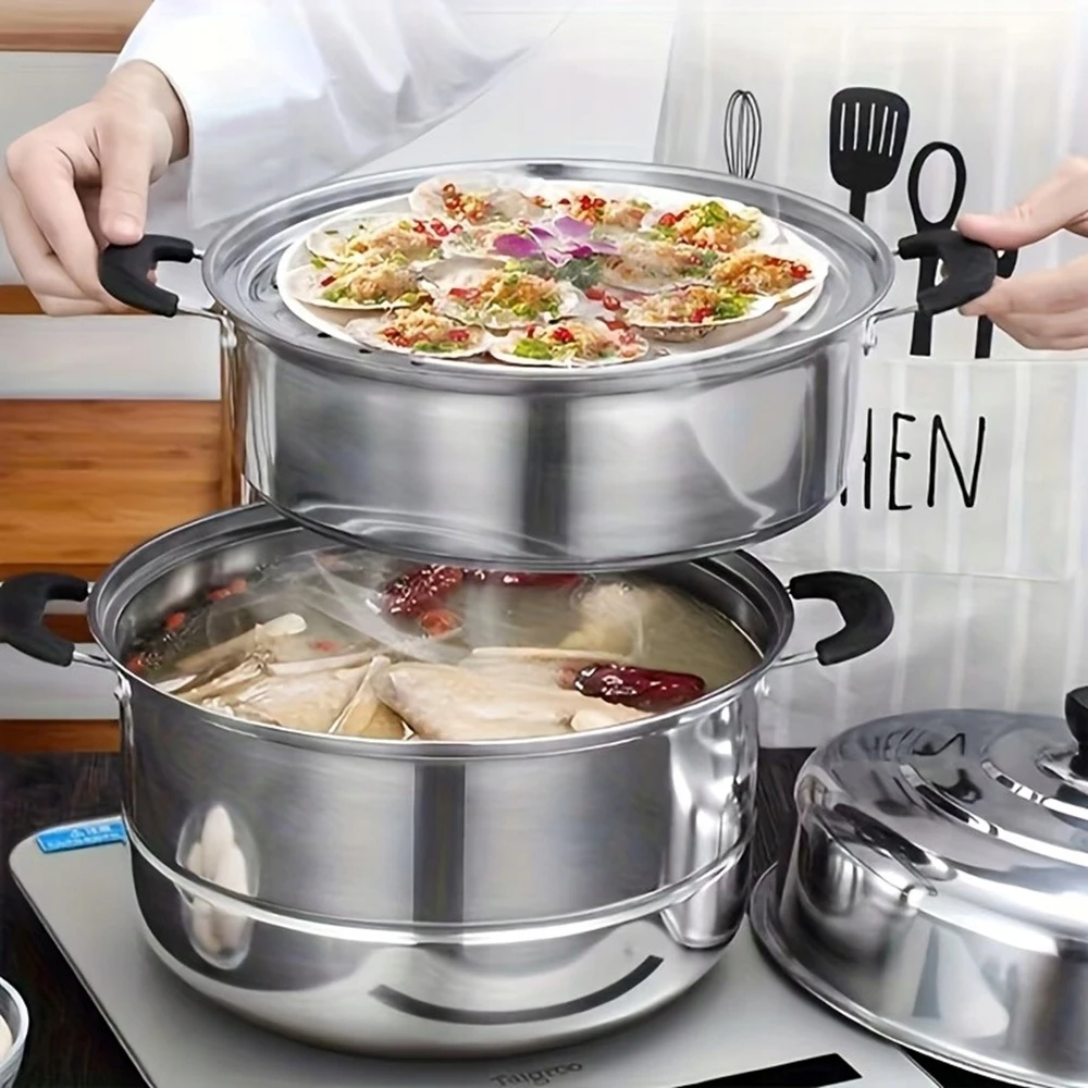 Bez Marki GARO PUODAS 28CM GARO PUODAS PLIENINĖS INDUKCINĖS DUJOS