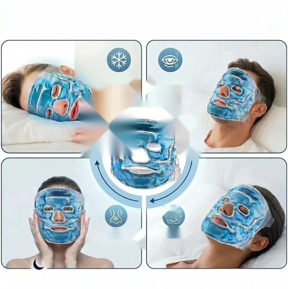 Bez Marki GELINĖ VEIDO KAUKĖ COLD WRAP ATLAIŠINANTIS VĖSINANTIS ATLAIŠINIMAS