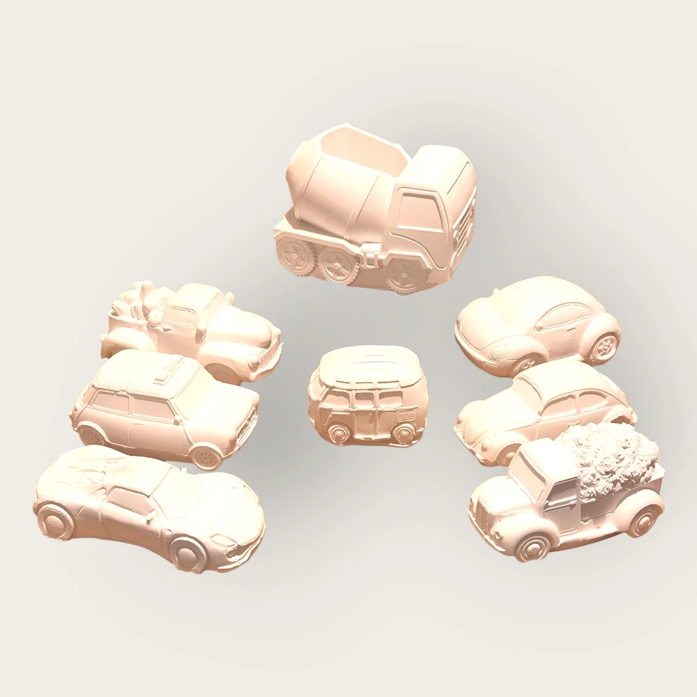 Bez Marki Gipso automobilių rinkinys piešimui, 3d, laikymo dėžutė