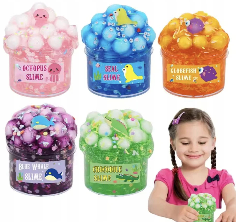 Gleivų gaminimo rinkinys žaislai Kūdikių dovana „Fluffy Glut Factory“.