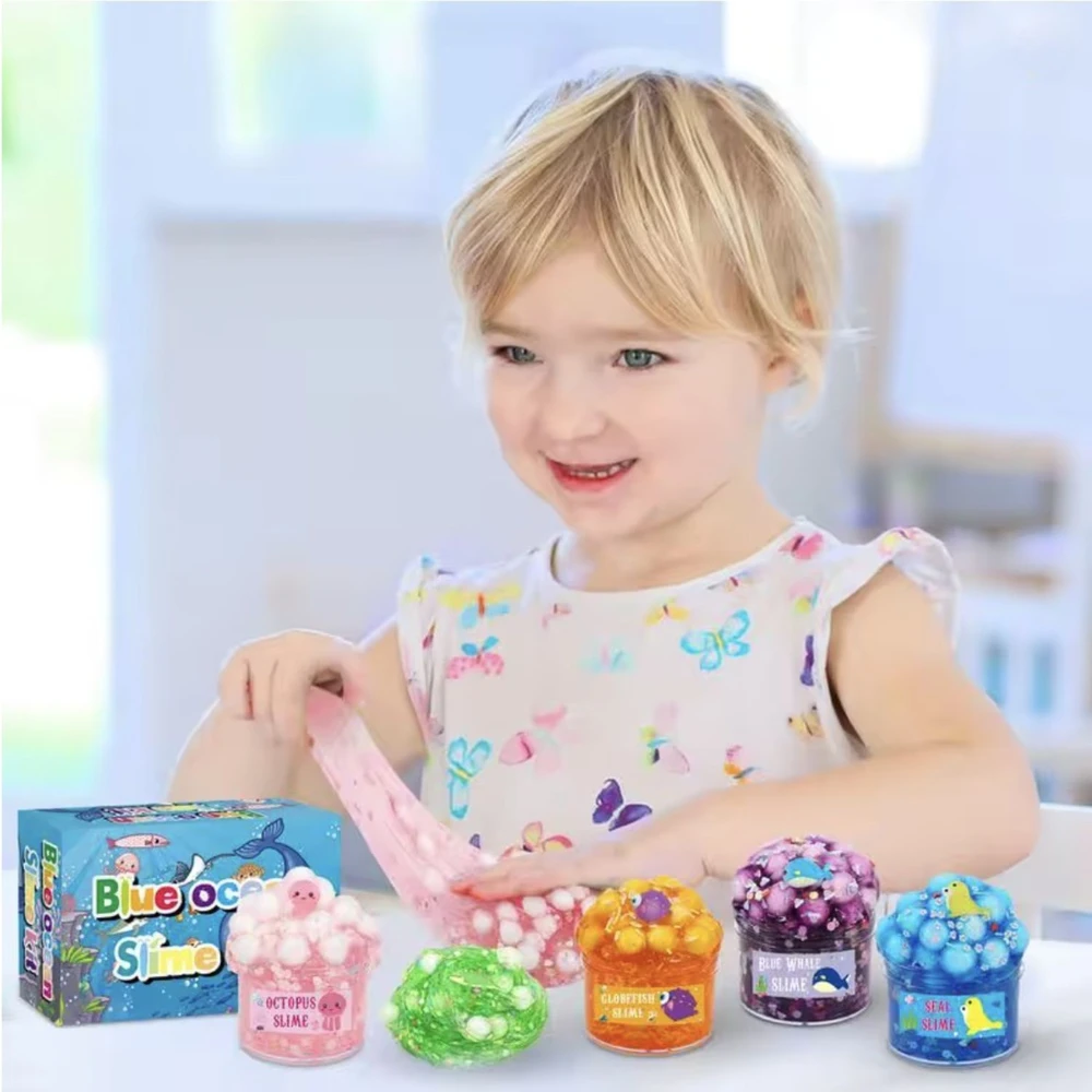 Gleivų gaminimo rinkinys žaislai Kūdikių dovana „Fluffy Glut Factory“.