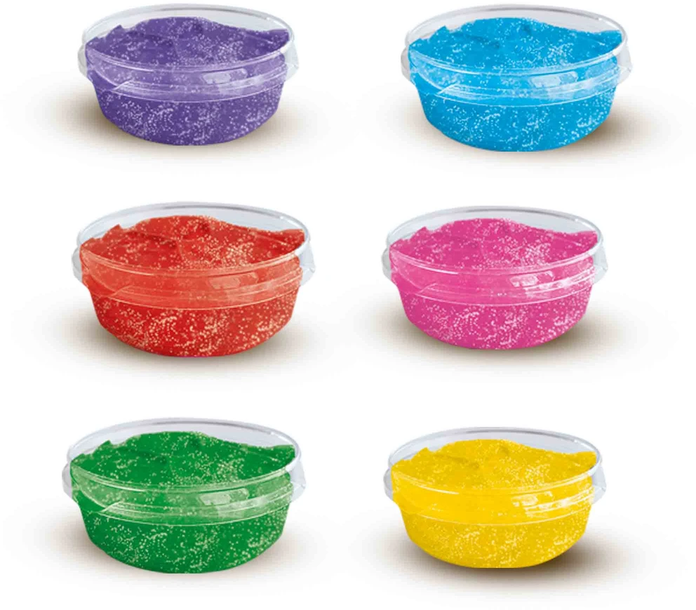 Bez Marki Glitter Gouache (6x45ml) - SES CREATIVE - Good quality, bright and opaque colours - Practical and compact packaging