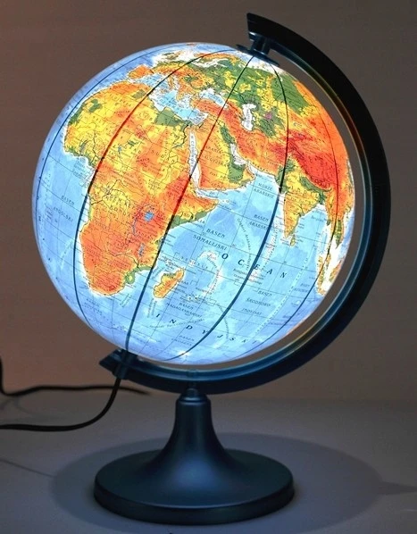 Bez Marki Globus 250mm PODŚWIETLANY * LED * 2w1 + APLIKACJA na prezent produkt polski