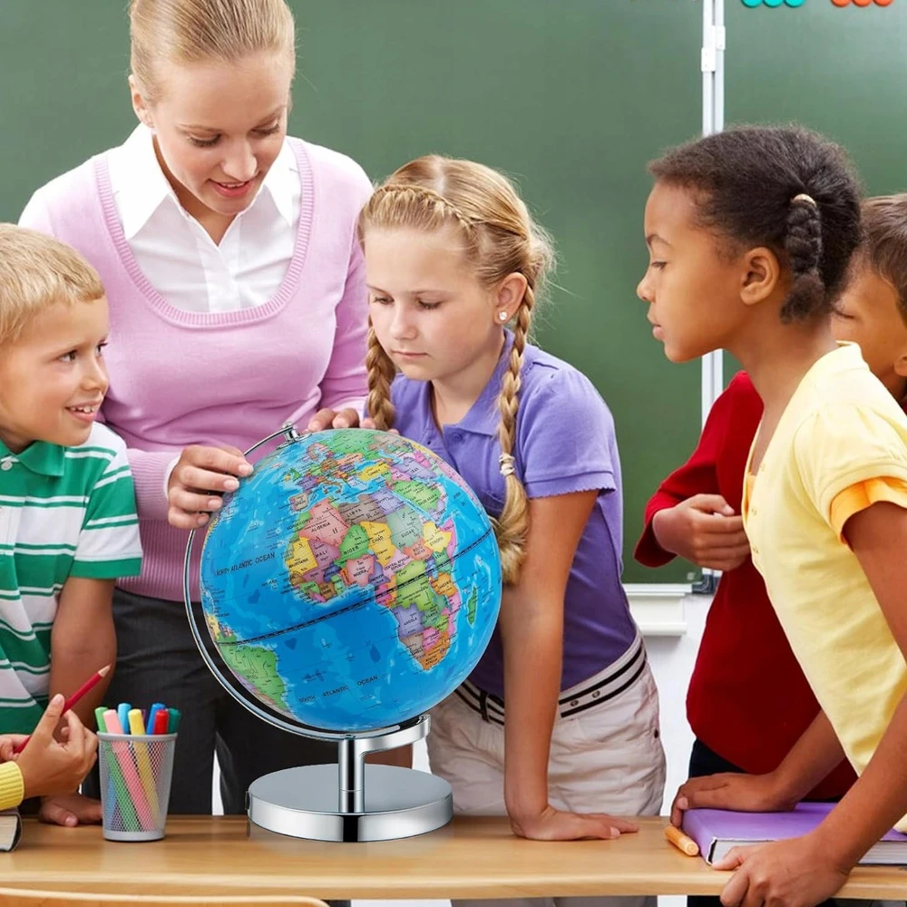 Bez Marki GLOBUS INTERAKTYWNY LED SUKAMASIS HD NAUKA GEOGRAFII DLA DZIECI
