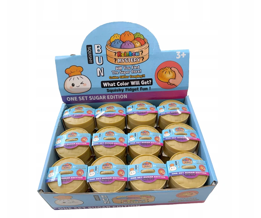 Bez Marki Gniotek Dumpling Squishy DIM SUM 5cm + NEMOKAMAI!