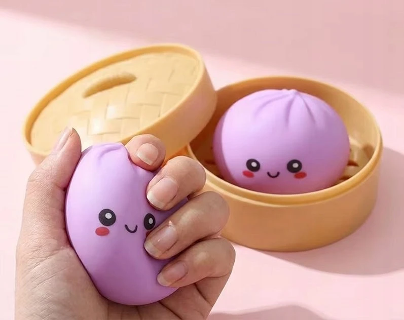 Bez Marki Gniotek Dumpling Squishy DIM SUM 5cm + NEMOKAMAI!