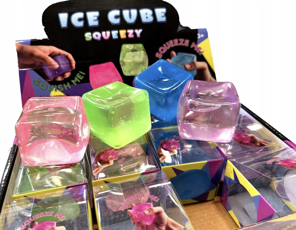 Needoh Bez Marki GNIOTEK ICE CUB 5cm ANTISTRESINIS ŽAISLAS GNIOTEKAS