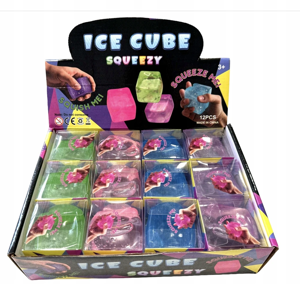 Needoh Bez Marki GNIOTEK ICE CUB 5cm ANTISTRESINIS ŽAISLAS GNIOTEKAS