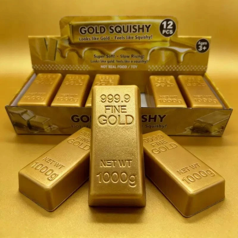 Bez Marki GOLD KOSTKA GNIOTEK ANTISTRESS ADHD HIT!