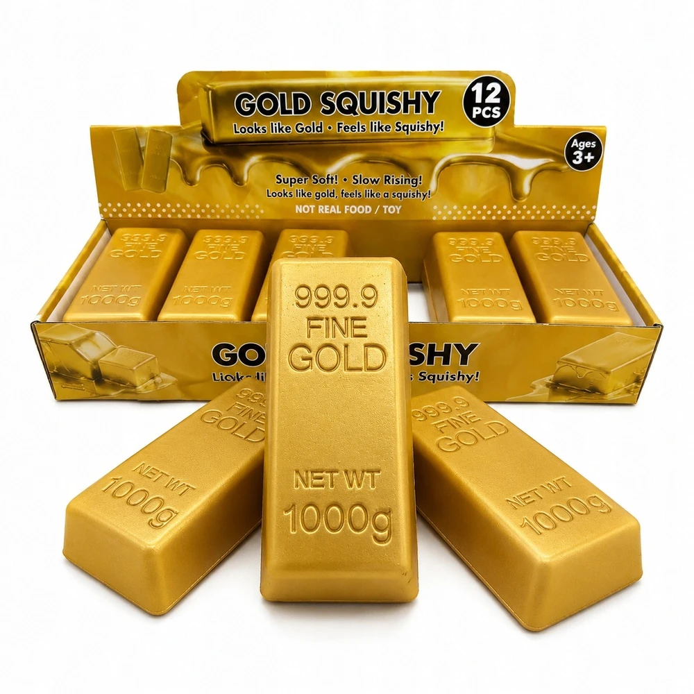 Bez Marki GOLD KOSTKA GNIOTEK ANTISTRESS ADHD HIT!