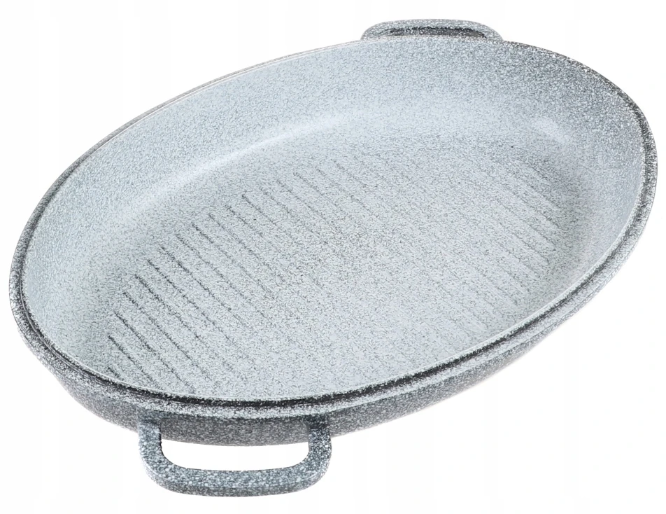 Bez Marki GOOSE keptuvė 3in1 GRILĖ Keptuvė MARMULINĖ keptuvė 38cm 11L 3936