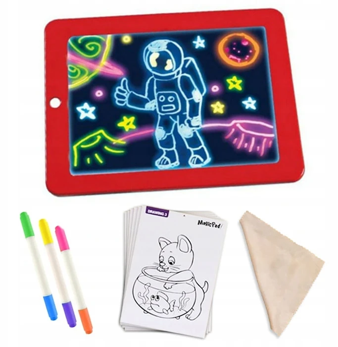 Bez Marki Grafinis planšetinis kompiuteris vaikams su Led apšvietimu