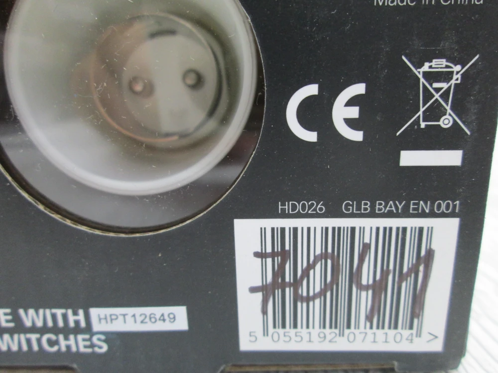 Bez Marki GROLIGHT BAYONET FITTING PRZEJŚCIÓWKA ADAPTER-7041 (7799)