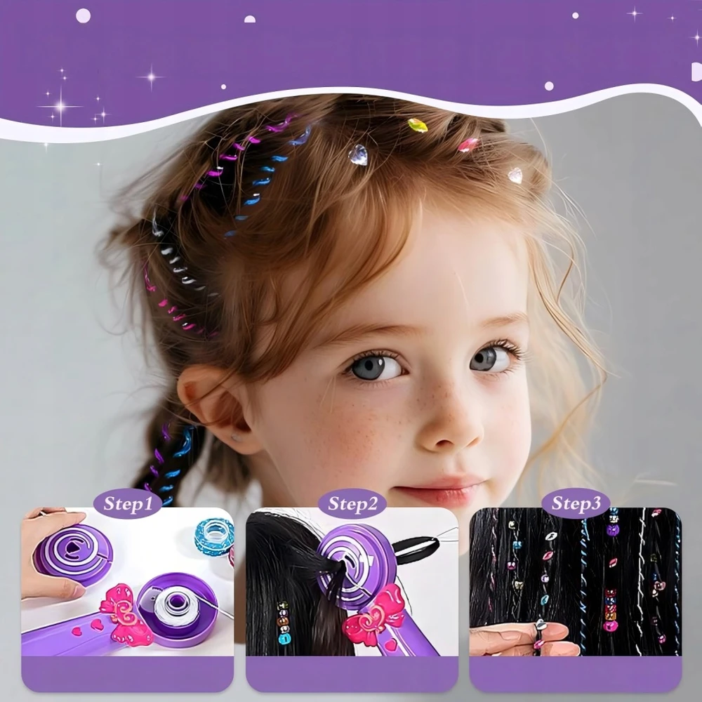 Bez Marki GROŽIO RINKINYS PLAUKŲ TILTAS BRAID BRAID DEKORACIJOS KAROLIAI