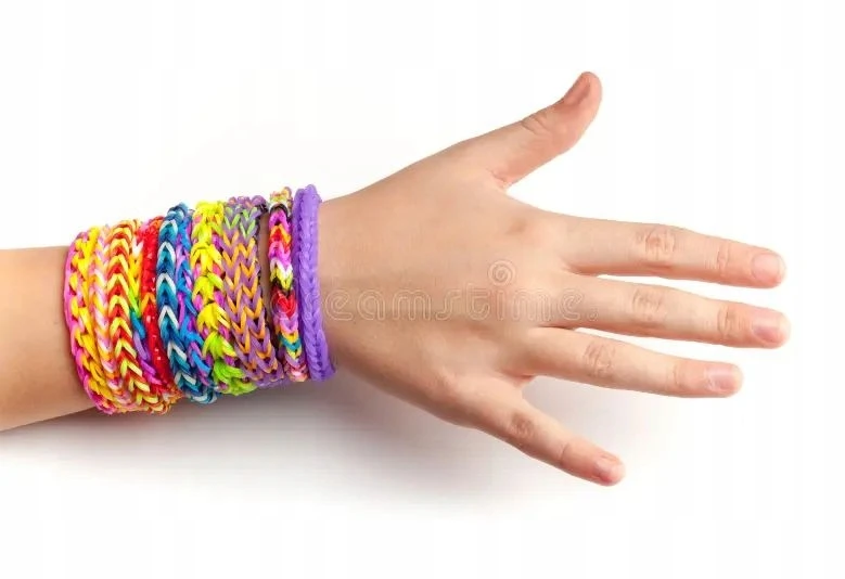 Bez Marki GUMĖS APYRANKĖMS GAMINTI DIDELIS RINKINYS 720 EL VAIKAMS + XXL LOOM