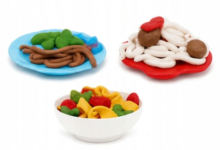 Bez Marki Happy Color purvo makaronų aparato rinkinys makaronų aparato priedai 3+
