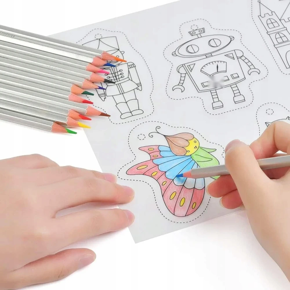 Bez Marki HEAT SHRINK A4, 10 Vnt., PERMATINIS MATINIS KŪRYBINIS DIY RINKINYS