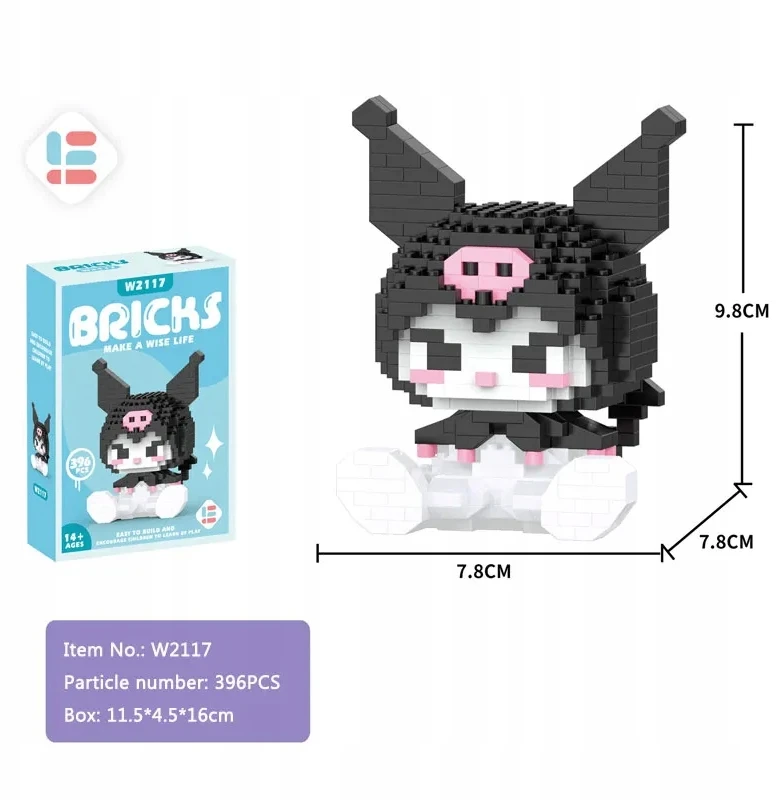 Bez Marki Hello Kitty Blocks figūrėlė Kitty Big Box