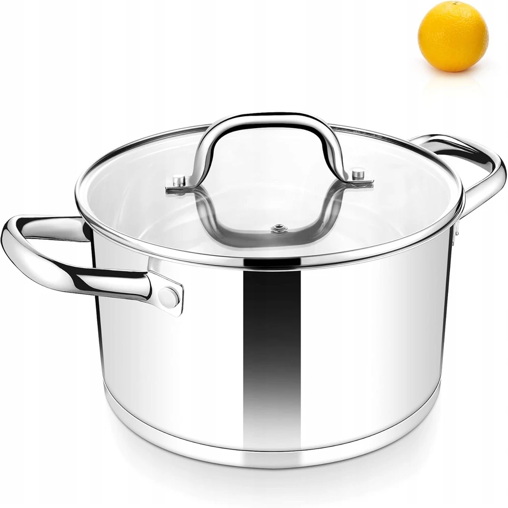 Bez Marki Herogo 7.8L nerūdijantis plienas su permatomu dangteliu, 26cm