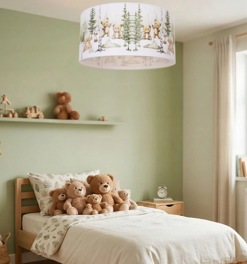 Bez Marki HEXE KIDS Lampa sufitowa dziecięca LAS 1 x 60W balta H0967