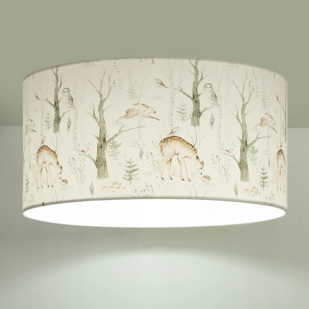 Bez Marki HEXE KIDS Lampa sufitowa dziecięca W LESIE 1 x 60W balta H0949