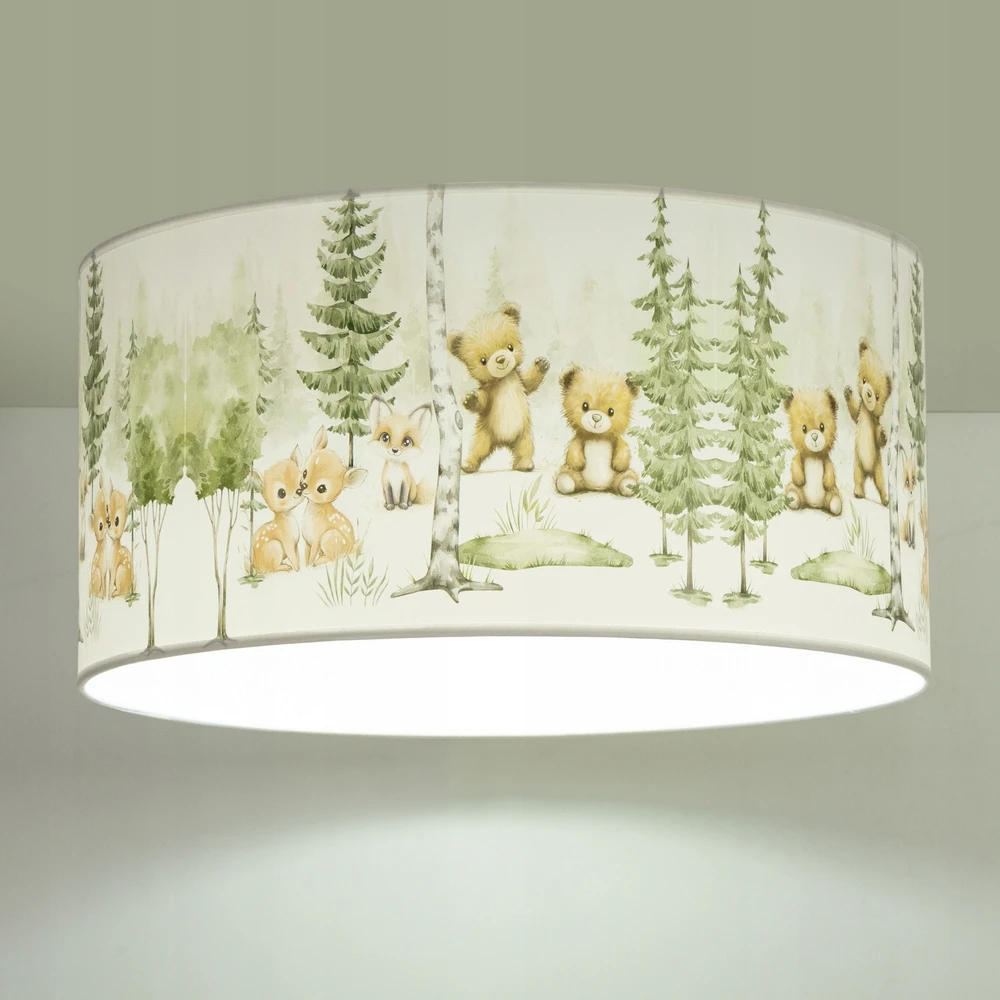 Bez Marki HEXE KIDS Lampa sufitowa dziecięca LAS 1 x 60W balta H0967